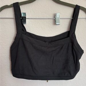 Skims soft lounge scoop bralette color: graphite size medium NWT